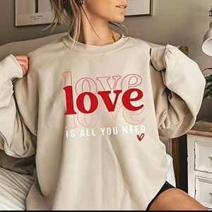 Love is all you Need Crew Neck Sweater